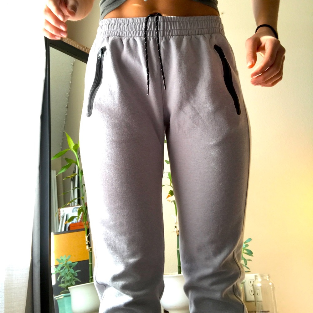 Old Navy Grey Joggers with Zipper Pockets